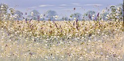 Beautiful Scenery II by Mary Shaw - Original Painting on Board sized 48x24 inches. Available from Whitewall Galleries